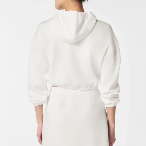 GUC🤍Spanx AirEssentials Cinched Hoodie Small Powder - Picture 2 of 10